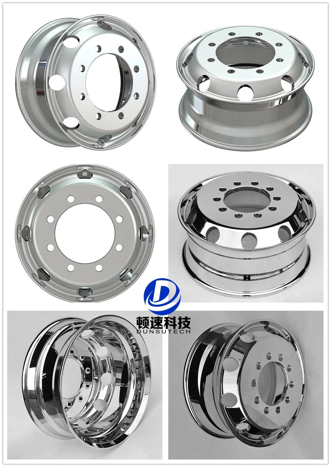 Hot Sale 17inch Forged Aluminum Alloy Commercial Truck Wheels Light Fashion Design Truck Bus Wheel Rim