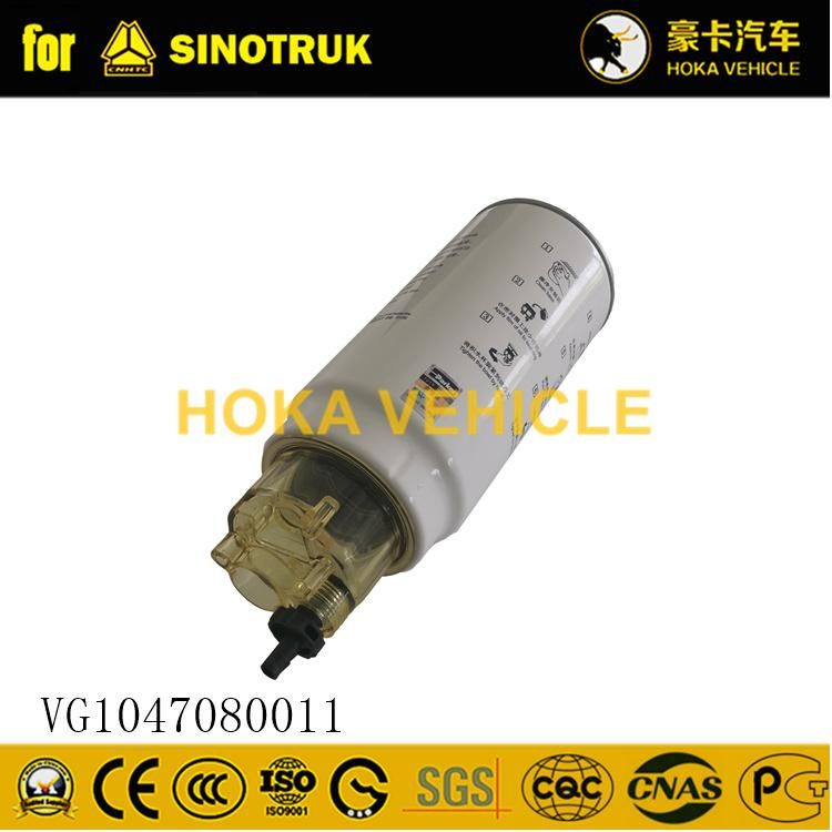 Original Sinotruk HOWO Truck Spare Parts Filter Elemement and Filter Cup Assembly  Vg1047080011 for All Sinotruk Heavy Truck