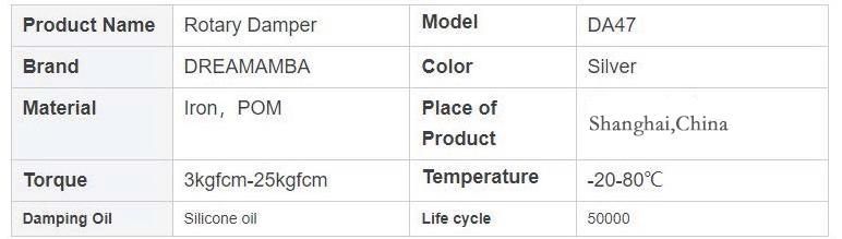 Wholesale Round Rotary Damper High Torque Rotary Buffer