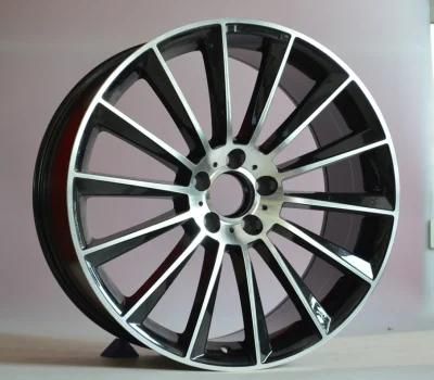 18 17 15 Inch 5 4 Hole Car Rims Alloy Wheel Black Machine Face OEM 4*100 5*100 5*105 5*108 Wheels