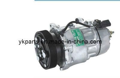 Auto AC Compressor 7V16 Application for The Vw, Polo, Bettle, Audi3, Seat Cordoba