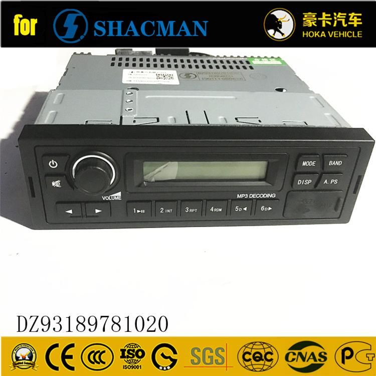 Original Shacman Spare Parts 24V Radio Player for Heavy Duty Trucks