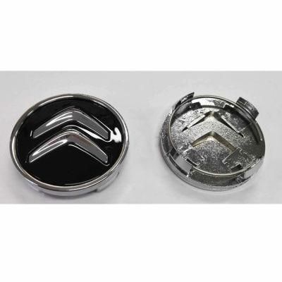 Auto Best Chrome Black Wheel Center Cap for Citroen