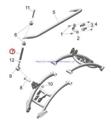 5140845 Polaris ATV Sportsman Metric Rod-Linkage Stabilizer