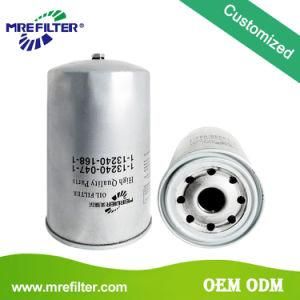 Customized Parts Auto Oil Filter for Renault Trucks Engine 1-13240-168-1