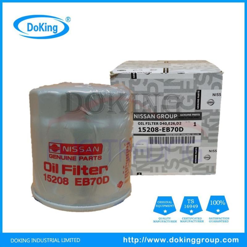 Factory Supply Oil Filter 15208-Eb70d Nissan Auto Parts for Vehicles