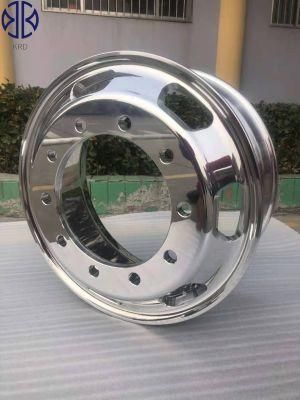 Replica 22.5X9.00 22.5 Inch for 315/80r22.5 Truck Bus Trailer Dump OEM Brand Forged Polished Alloy Aluminum Rim Wheel