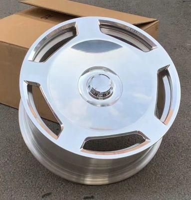 for Benz S Class Forged 17 18 19 20 Inch Passenger Car Alloy Wheel Rim with Polished Threaded Cover 5X112PCD