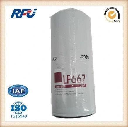 Oil Filter Auto Parts for Fleetguard Lf667 Car Accessories