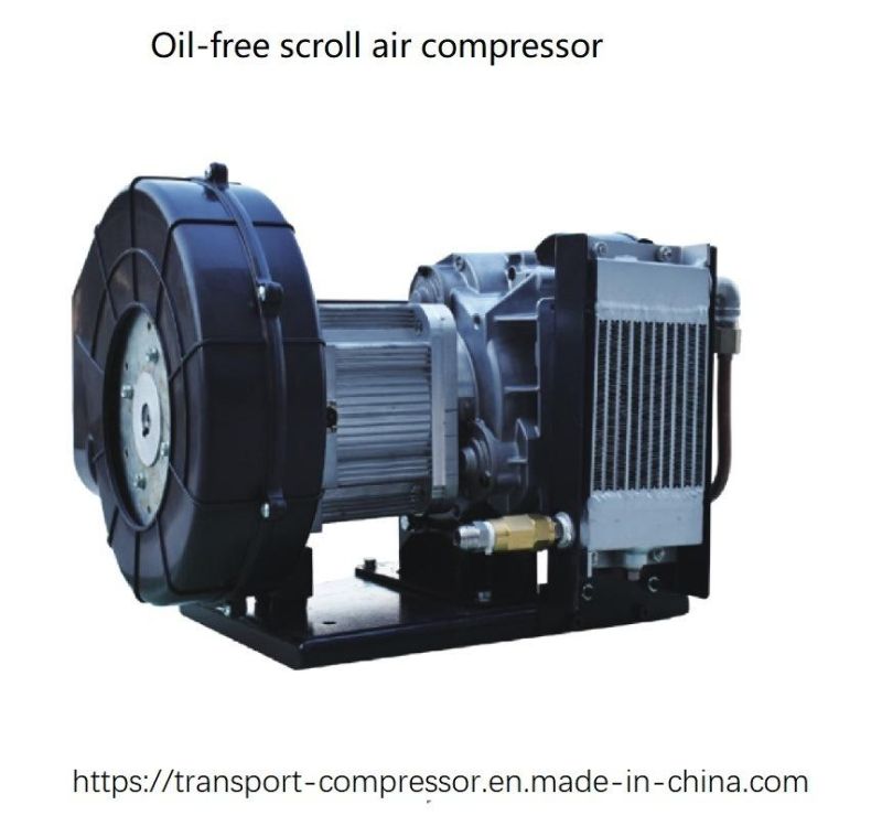 Oil-Free Scroll Air Compressor for Bus