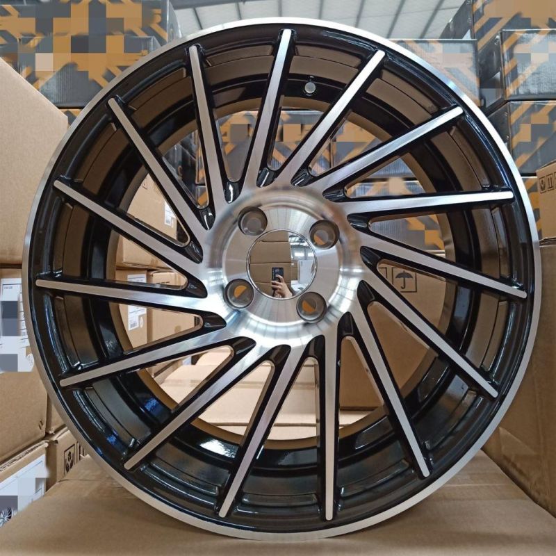 New Design 14 15 16 Inch Aluminium Rim 14*6/15*6.5/16*7/17*7 Et: 26/35 C. B: 57-73.1 H/P. C. D: 4/5*100/114.3 Alloy Wheel Mags for Sale