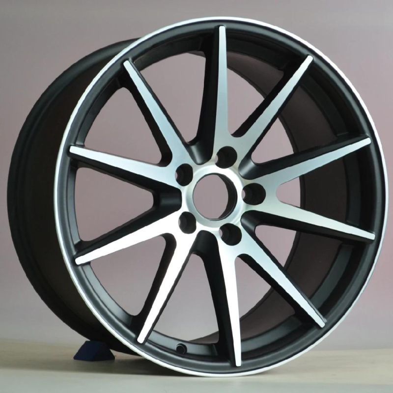 Top Selling Rims New Car Wheel 18X9.5 18X10.5 Inch with PCD 5X100 5X120 5X114.3 Color Black