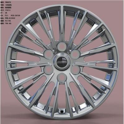 High Performance 17 Inch 5hole Customized Alloy Wheel for Car