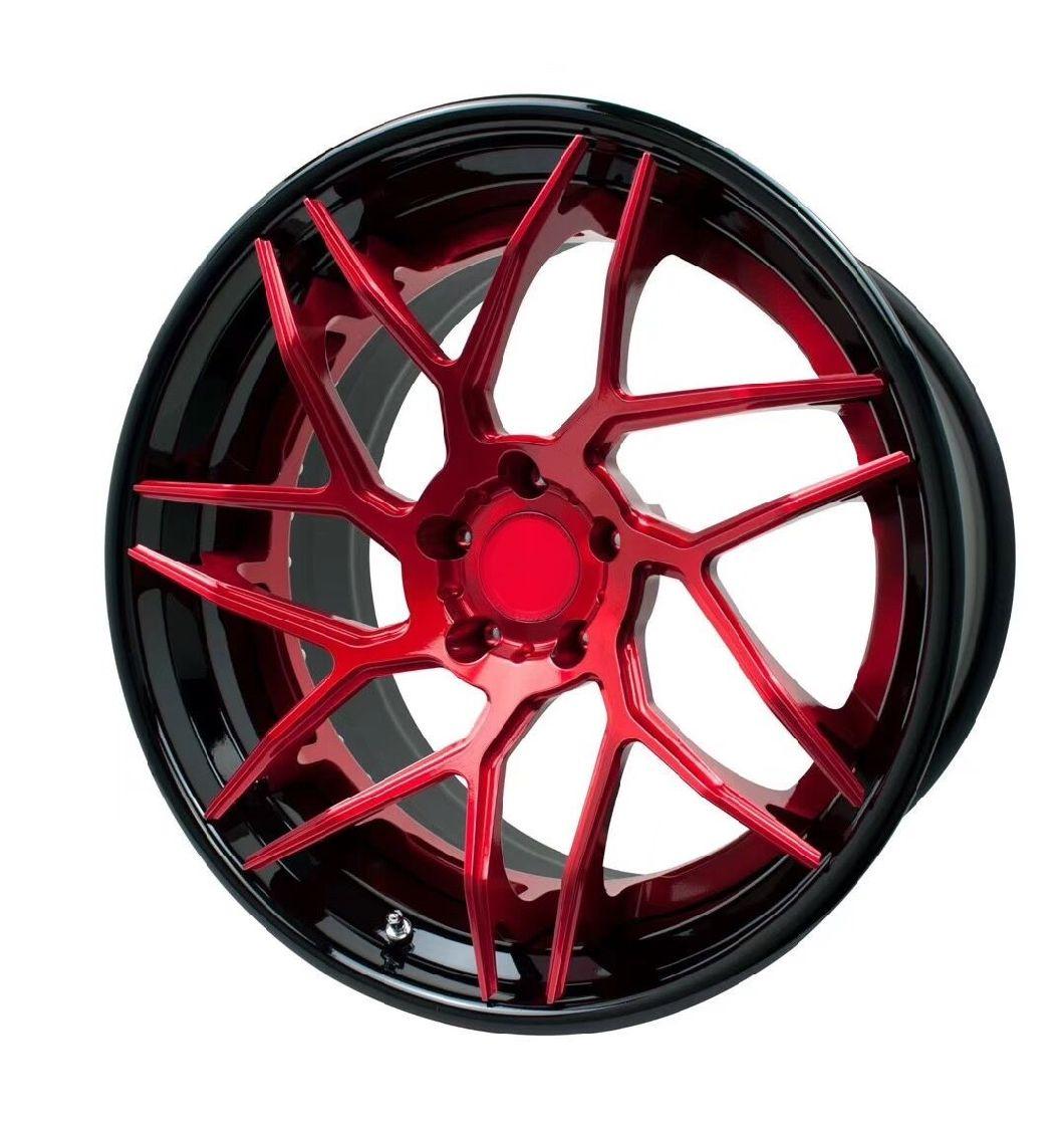 18"19"20"21"22"Inch Aluminum Alloy 20 Inch 2 Piece Forged Wheels