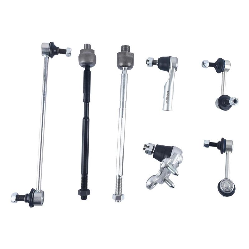 7 Pieces Suspension Kit Includes Front&Rear Stabilizer Link, Tie Rod End, Ball Joint for Honda CRV 2007-2009