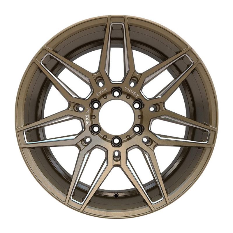 Alloy Truck Wheel 20X9 6X139.7 Bronze Milled