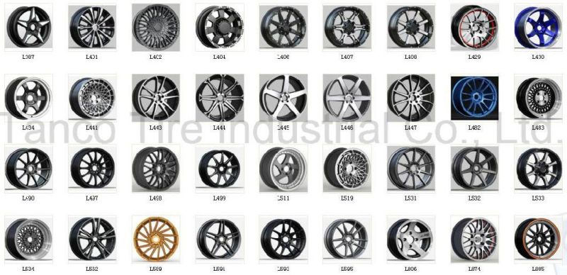 Car Alloy Wheel Rim Aftermaket Alloy Wheel 14inch 15inch 14X6 15X6.5