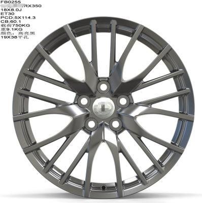 Germany 5X114.3 60.1 Forge Wheel with TUV Jwl Via