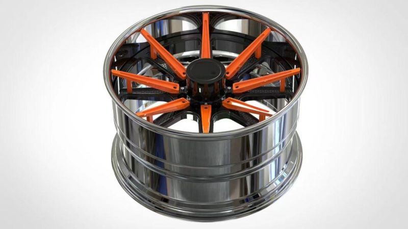 Aviation Aluminum Alloy 6061 Custom 18 19 20 21 Inch Forged Car Wheel PCD5X114.3 Forged Car Wheel