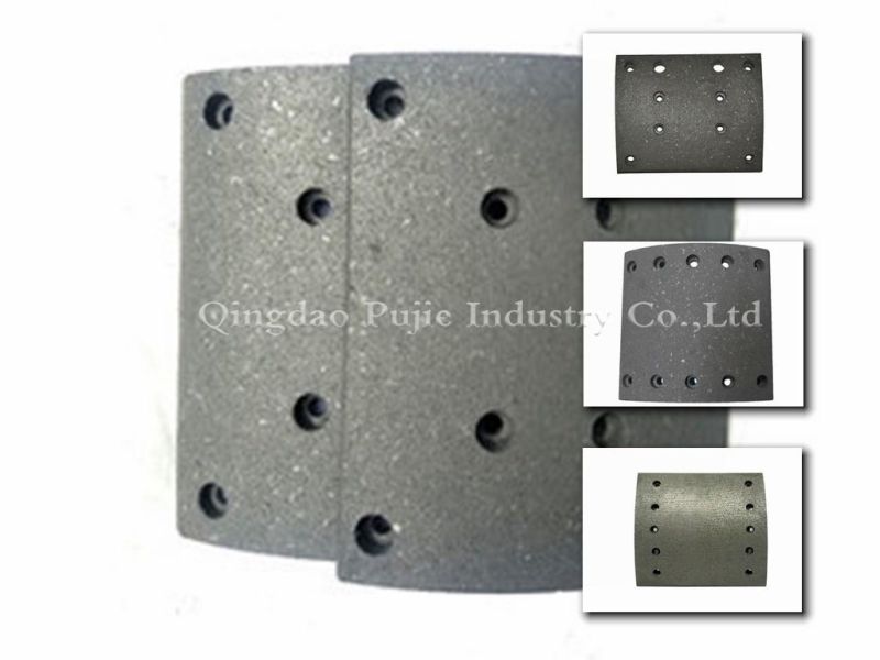 19487 Truck Brake Lining with Rivets for Man&Mercedes-Benz