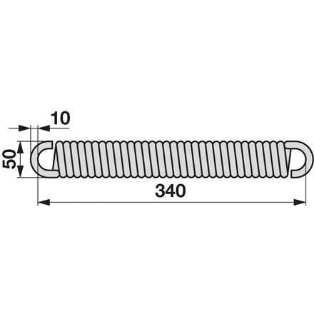 Carbon Steel Hair Clip Small Helical Torsion Spring.