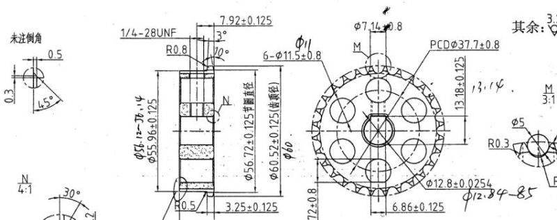 Stainless Steel Gear for Automobile Transmission Hl405001