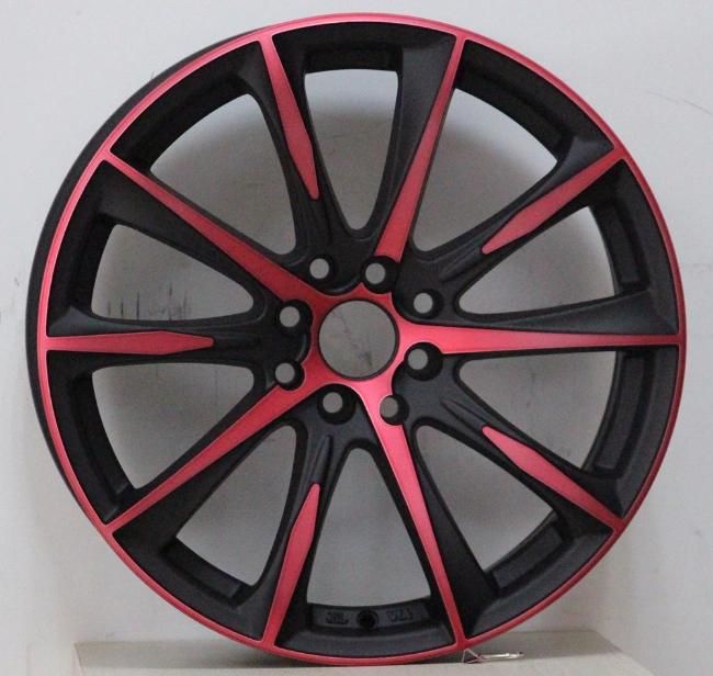 Multi Spokes Alloy Concave Staggered Wheel Rim in 15 17 18 Inch