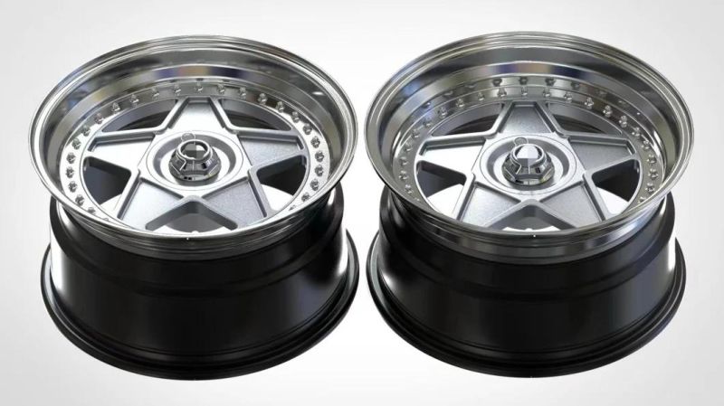 2-Piece Forged Car Wheels 18 19 20 21 22-Inch Alloy Car Wheel