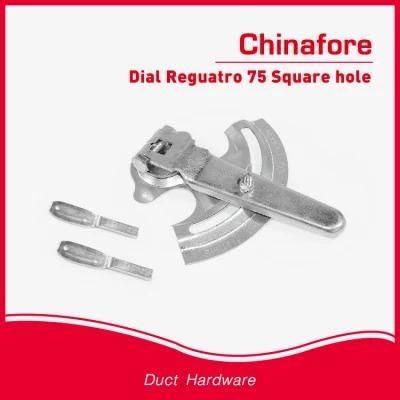 HVAC Tools Steel Quadrant Handle Dial Regulator for Damper Dr75