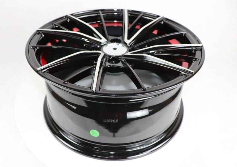 Popular Style Car Rims to Customize Under Undercutting with Red Auto Parts Rims