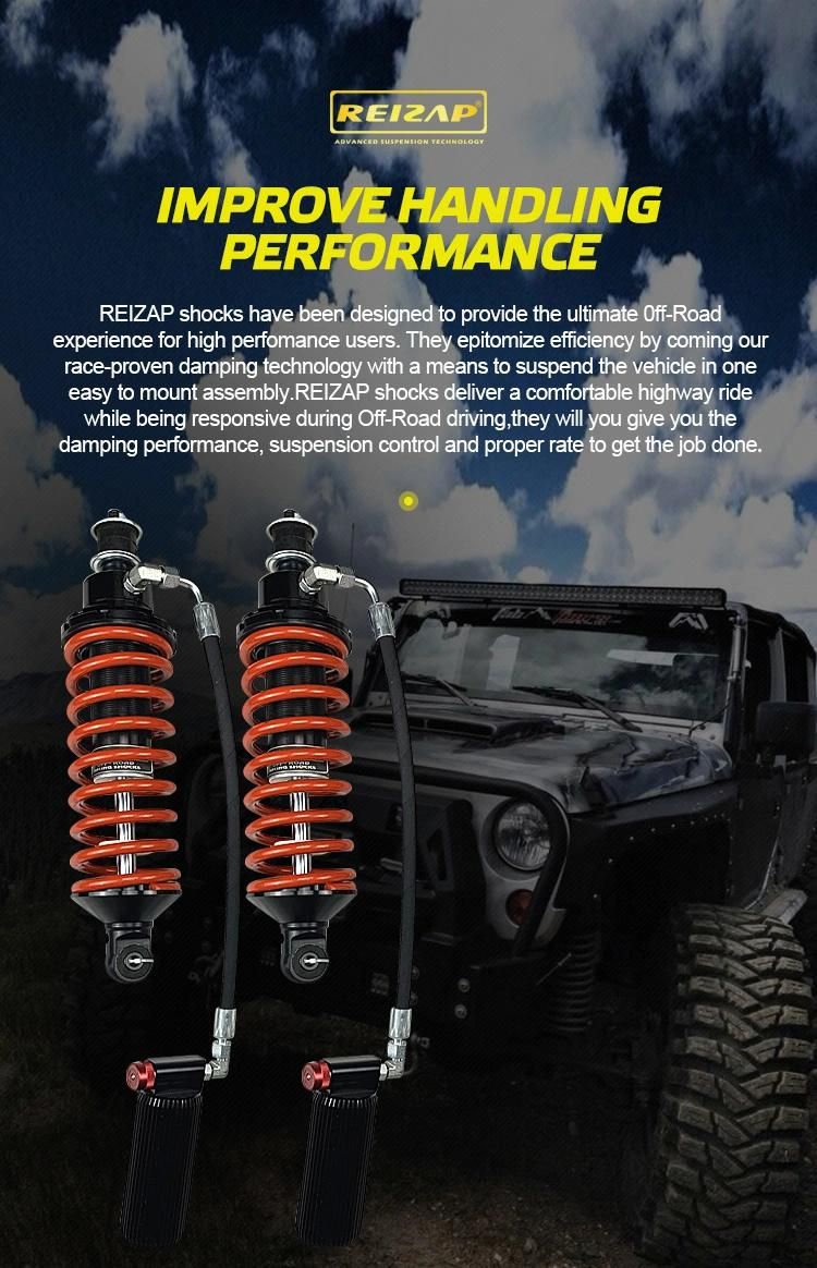 High Performance Adjustable 4WD Racing Suspension 4X4 Coilover Shock Absorber Buggy Shock 2.5" Coil Over 16" Stroke/Travel