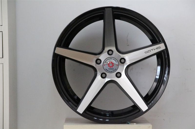 Car Wheel with 5 Spokes