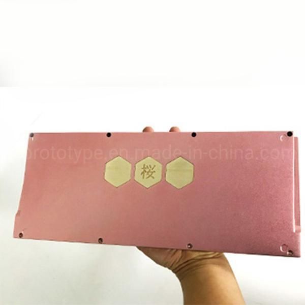 CNC Milling/Machining Part Small Grain Sandblasting Anodize Keyboard Case/Enclosure/Shell Part