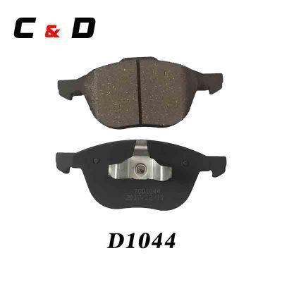 Car Spare Part Carbon Fiber Ceramic Front Disc Brake Pad D1044 for Ford Truck/Mazda