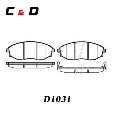 China Manufaturer Fmsi D1031 Car Parts Brake Pad for Nissan Non-Asbestos OEM 96952179