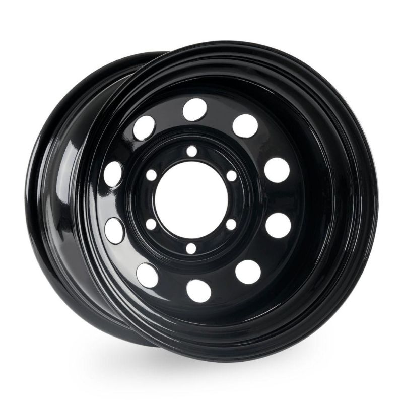 Black Steel Wheels Modular Wheel 16X10" 6X139.7