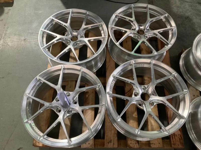 3 Pieces Forged Split Wheel Deep Dish 5X112 5X114.3 5X130 Alloy Wheel