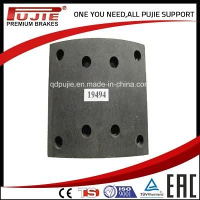 Truck Brake Lining No Asbestos Wva 19494 for Man