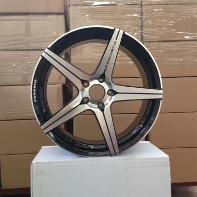 Hot Sale Black Machine Face Alloy Rim Wheels for Car