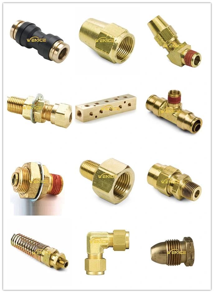 Brass Inverted Flare Adapter Brake Tube Connector Brass Hydraulic Brake Tube Adapter Coupling Brass Fuel Tube Nut