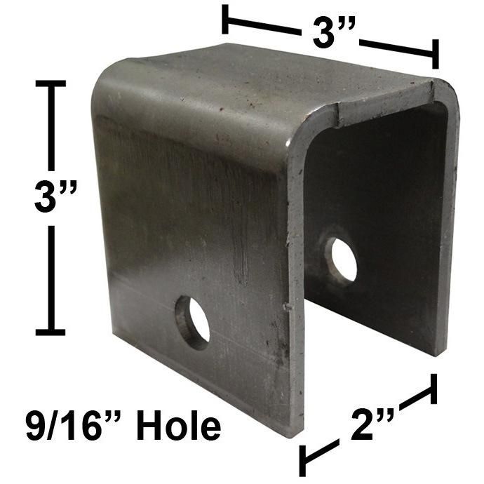 1 3/4" Spring - 3" Height Leaf Spring Weld-on Hanger