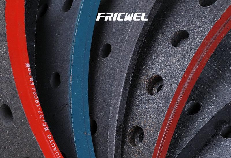 Fricwel Semi-Metal Material Brake Lining Brake Pads for Wva 19284