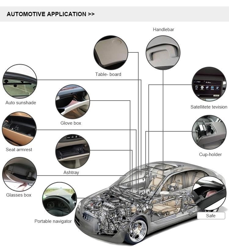 Fashion Design Plastic Coat and Hat Hooks Used in Automobiles