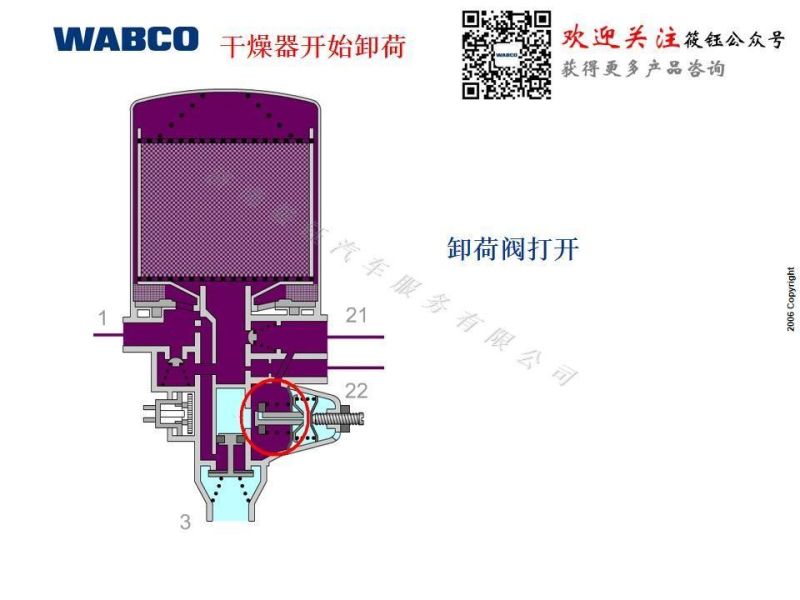 Wabco Air Drier 4324100070 Single