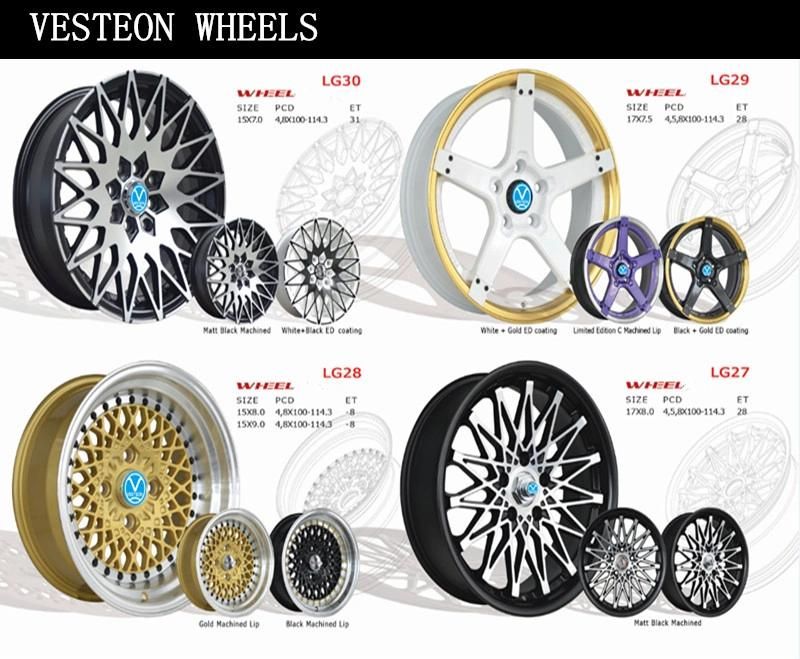 Hot Sale Alloy Wheels 15 16 17 18 Inch for Car