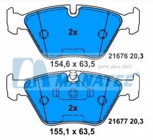 Front Brake Pads for BMW E39 (34 11 6 761 280)