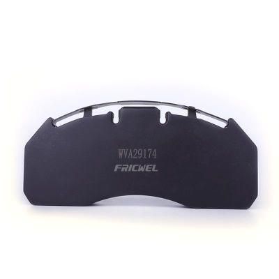 Hot Sell Front ISO9001 Approved Brake Pads with Semi-Metal Material (GB/T 5764-1998)