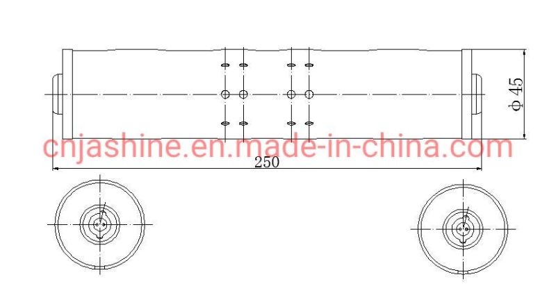 250 mm Dual Plug Inflator Airbag Gas Inflators for Passengers Gas Inflator