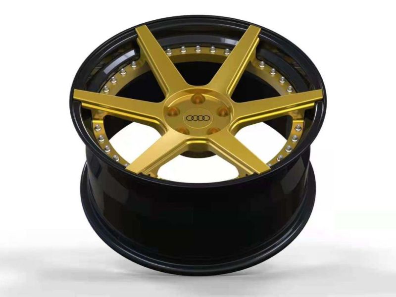 Aluminum Alloy Wheels Manufacturer Customized 18-22 Inch Wholesale Passenger Car 5/6 Spoke Wheels, Suitable for Luxury off-Road Vehicles