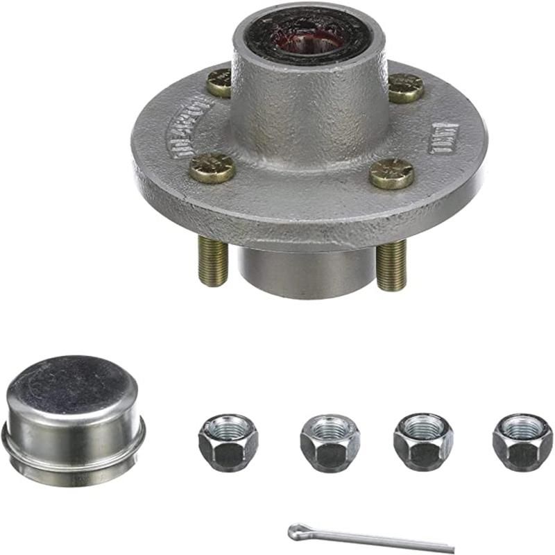 3500 lb. UNBRAKED 4 STUD 4" PCD TRAILER HUB